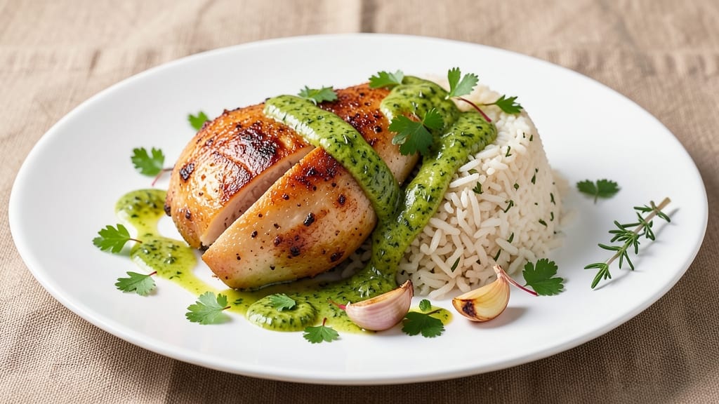 Chicken and Herb Rice Recipe: Savory Herb Butter Infused With Juicy Chicken