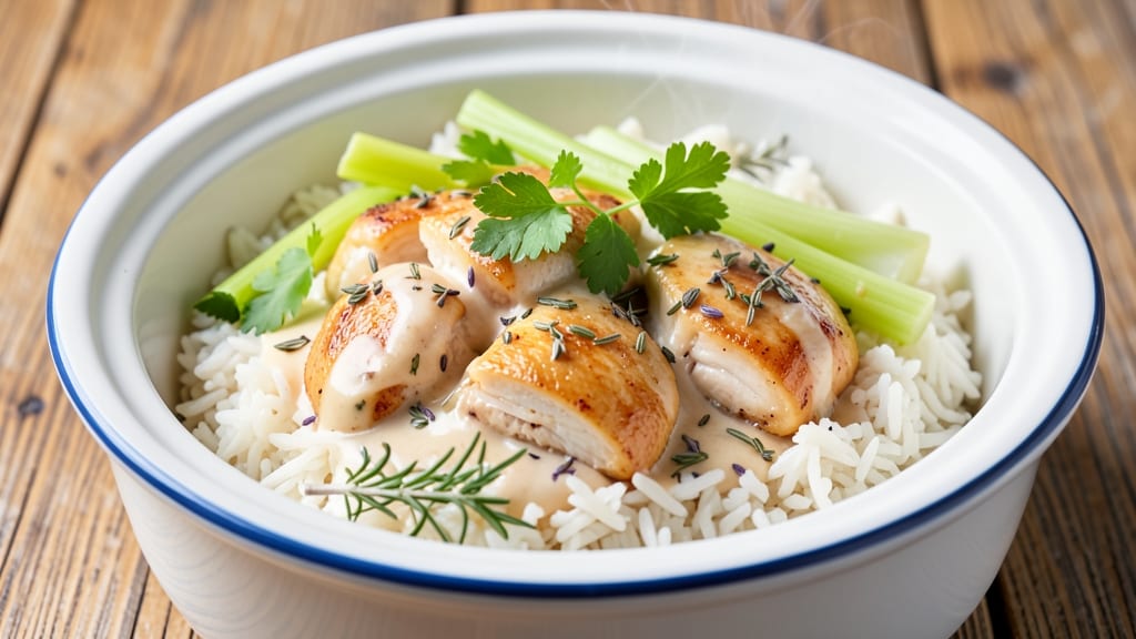 Campbell's Chicken and Rice Slow Cooker Recipe: One-Pot Creamy Celery Crown Magic
