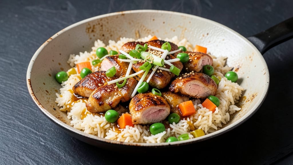 Chinese Fried Rice Recipe Video: Sizzling Wok Technique for Restaurant-Style Crunch