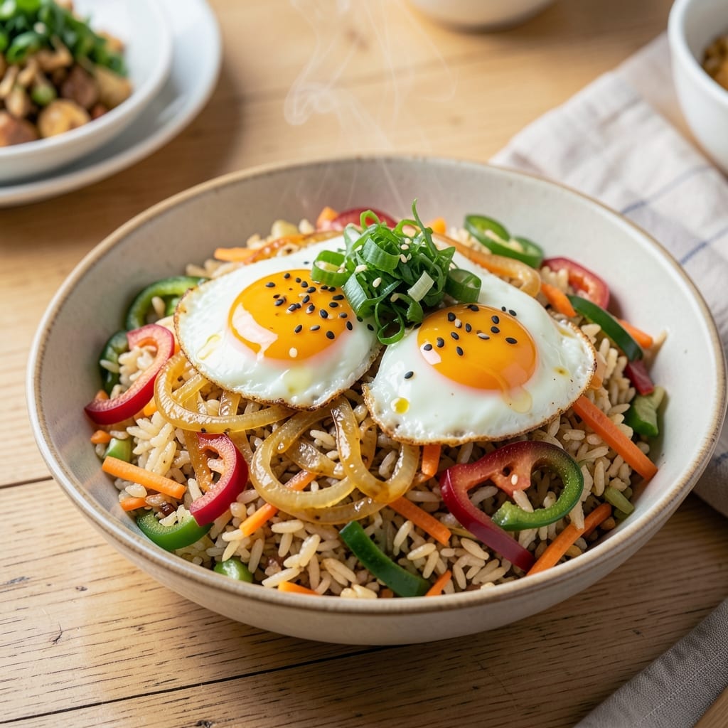 Asian Vegetable Fried Rice Recipe: Crispy-Topped Wok Mastery With Eggy Richness