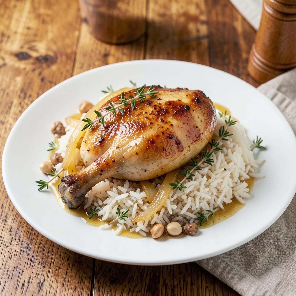 A Chef's Life Chicken and Rice Recipe: One-Pot Golden Crust Magic
