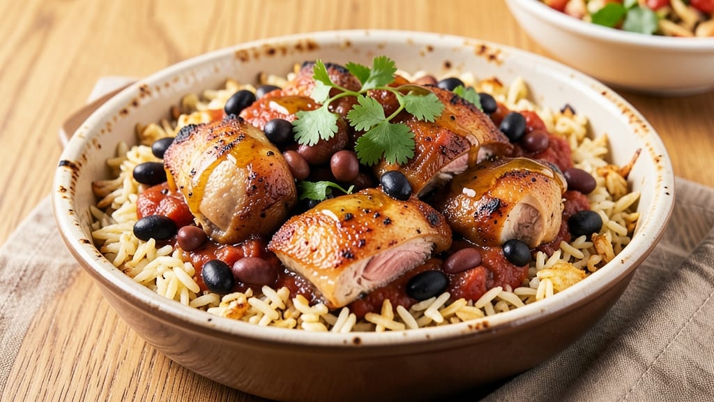 Chicken, Rice, and Beans Crock Pot Recipe: Hands-Off Hearty Meal in One Pot
