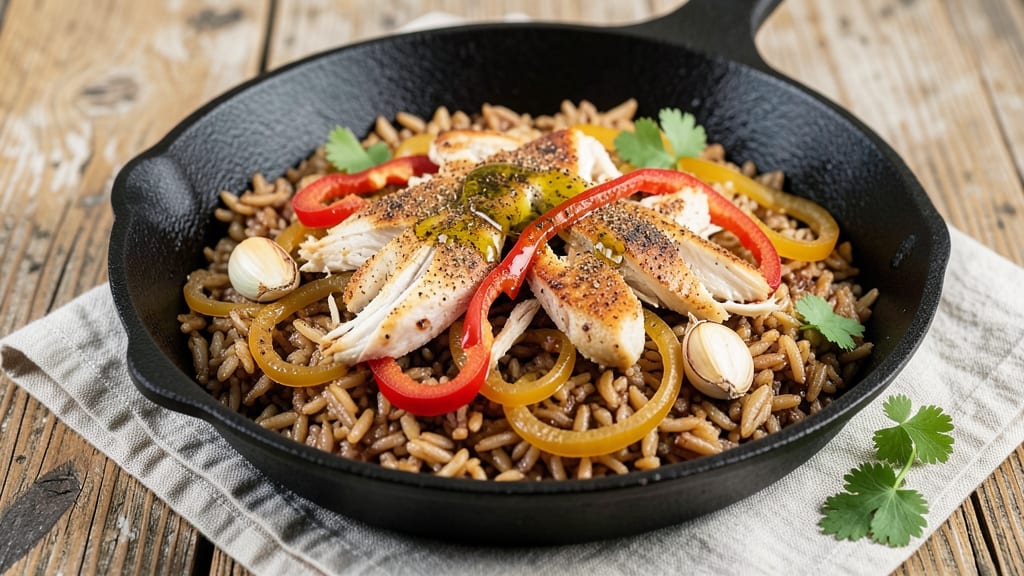 Brown Rice Skillet Recipe: Smoky Cumin and Lime Zest One-Pan Harmony