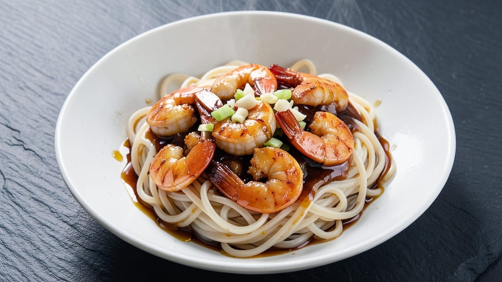 Chinese Rice Noodles With Shrimp Recipe: Silky Noodles and Succulent Shrimp in 20 Minutes