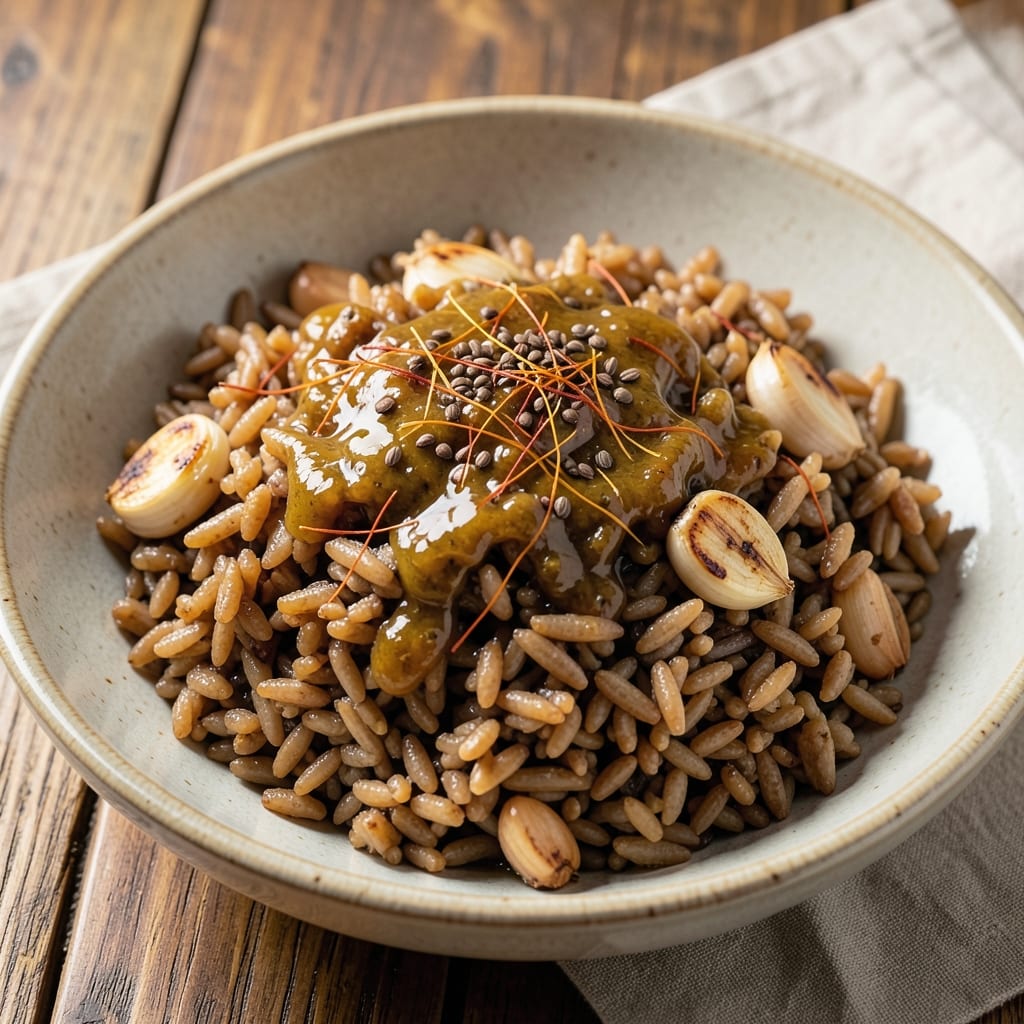 Amazing Brown Rice Recipe: Toasted Cumin and Saffron Infusion Magic