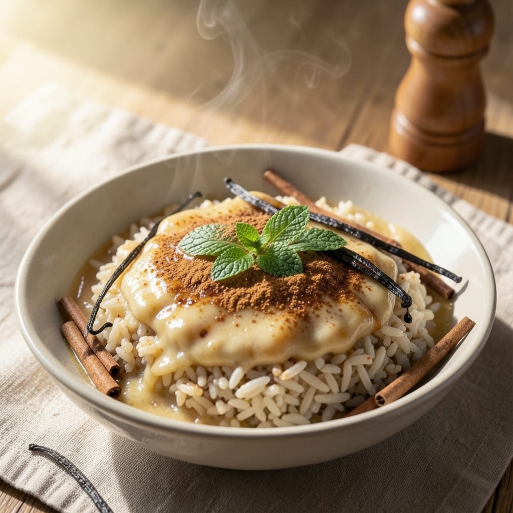 Arroz Con Leche Recipe With Cooked Rice: Cinnamon-Spiced Vanilla Dream in One Pot
