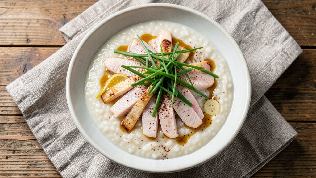 Chinese Rice Porridge With Fish Recipe: Fragrant Five-Spice Infusion and Silky Fish Ribbons