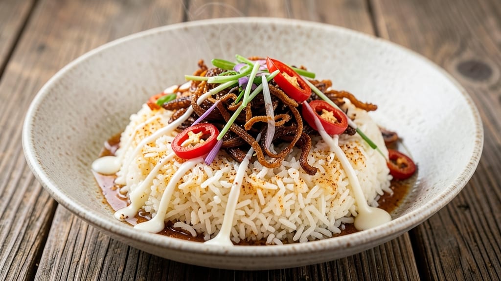 BudBud Rice Toppings Recipe: Crispy Celery Crowns With Fragrant Five-Spice Rice