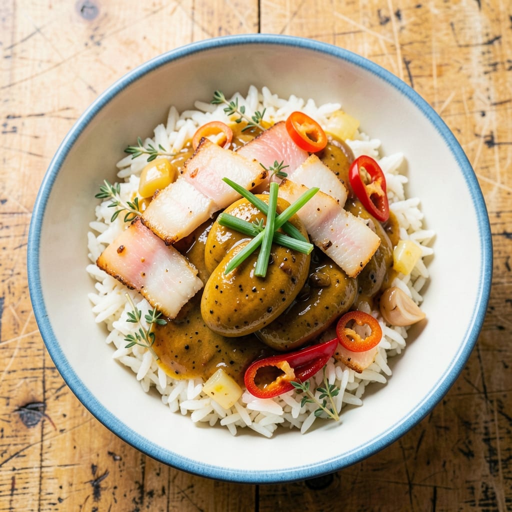 Ackee and Rice Recipe: Jamaican Breakfast Bowl With Buttery Crispy Top