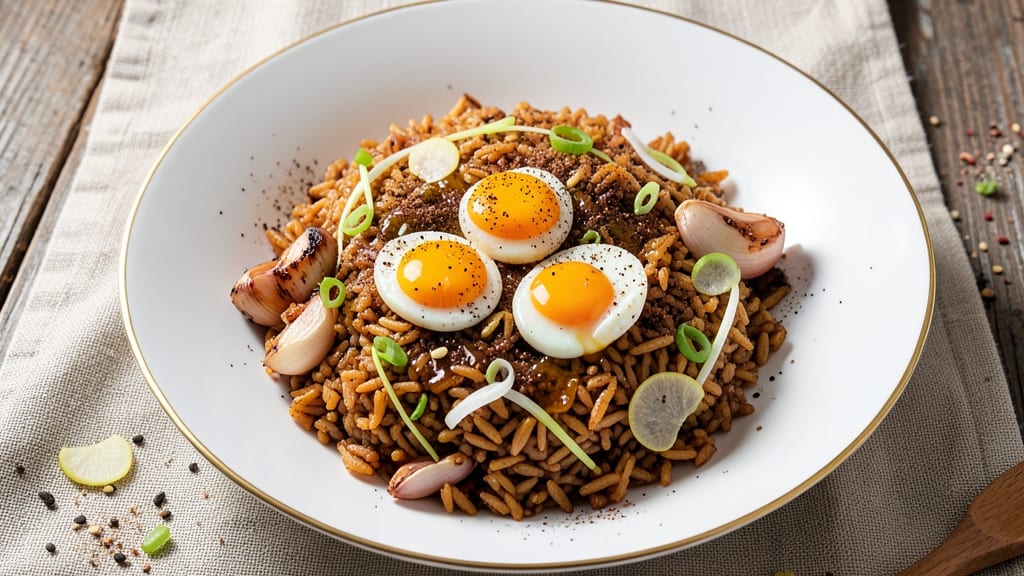 Chinese Fried Brown Rice Recipe: Five-Spice Crunch With Egg Stir-Fry Twist