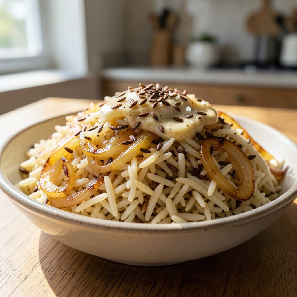 Ajwain Rice Recipe: Earthy Carom Spice Crunch in One Pot