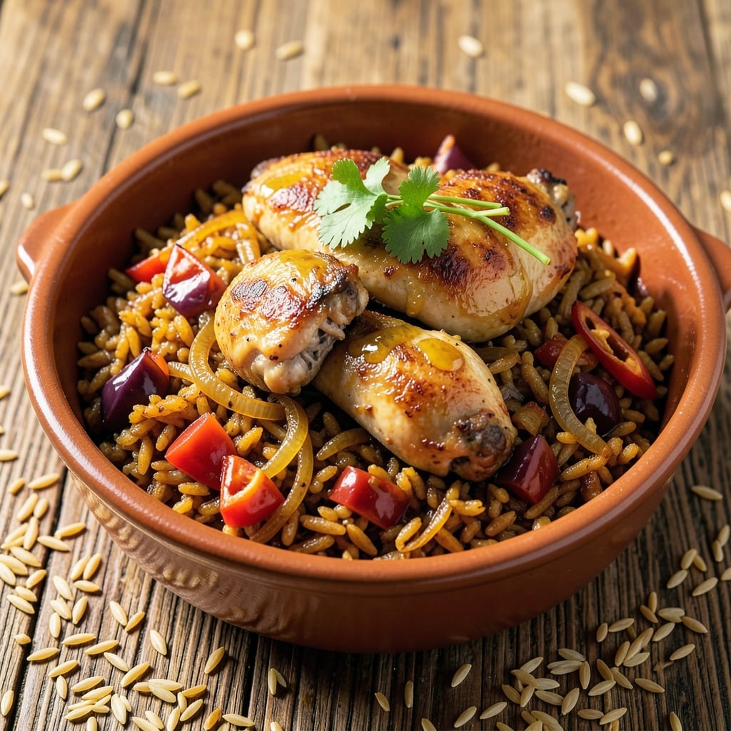 African Jollof Rice and Chicken Recipe: West African Spice Bomb in One Pot