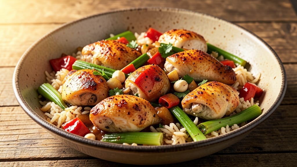 Chicken Jambalaya Rice Recipe: Smoky Cajun-Spiced One-Pot Feast