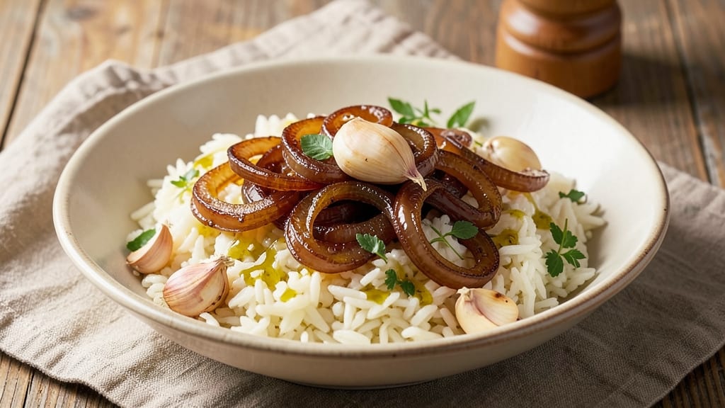 Brown Onion Rice Recipe: Caramelized Sweetness and Fragrant Bases