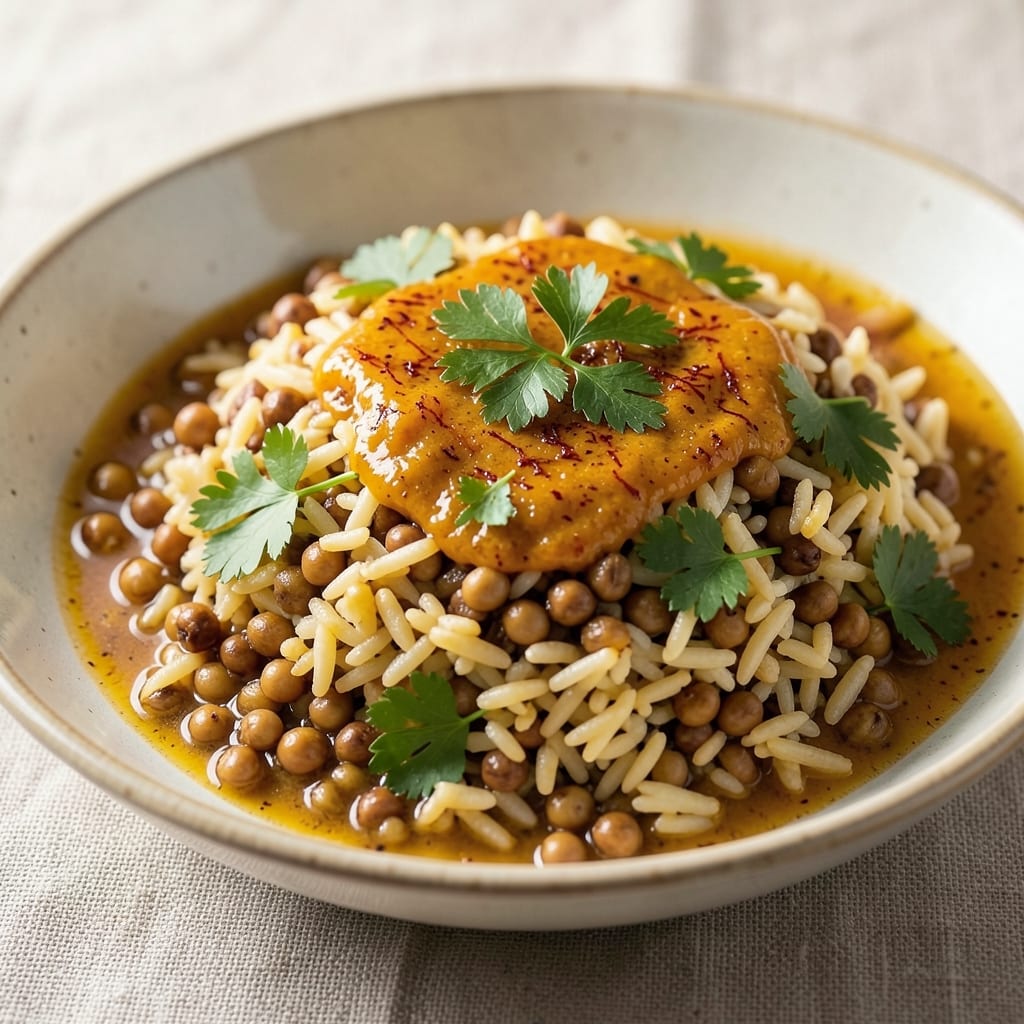 Aroma Rice Cooker Pilaf Recipe: Fragrant Saffron and Toasted Barley Crunch