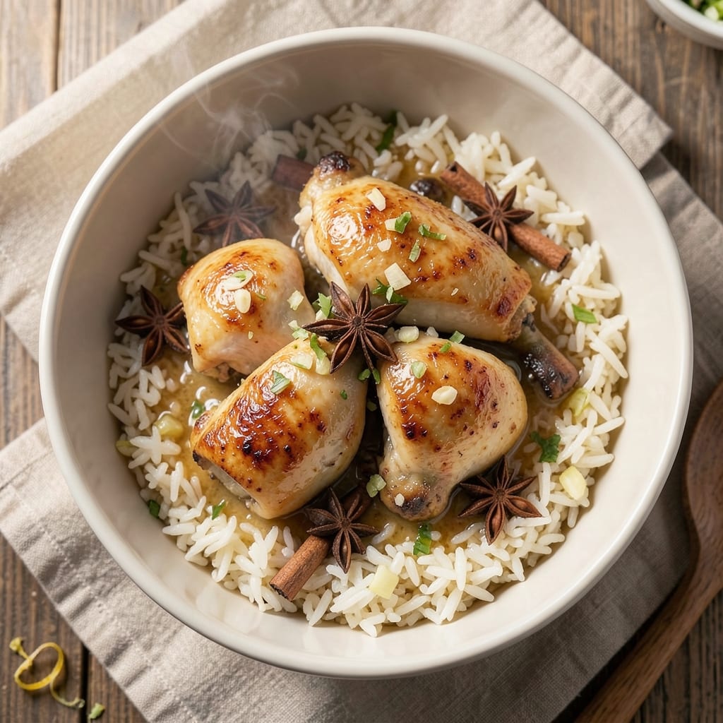 Aroma Rice Cooker Chicken and Rice Recipe: One-Pot Fragrant Spice Infusion