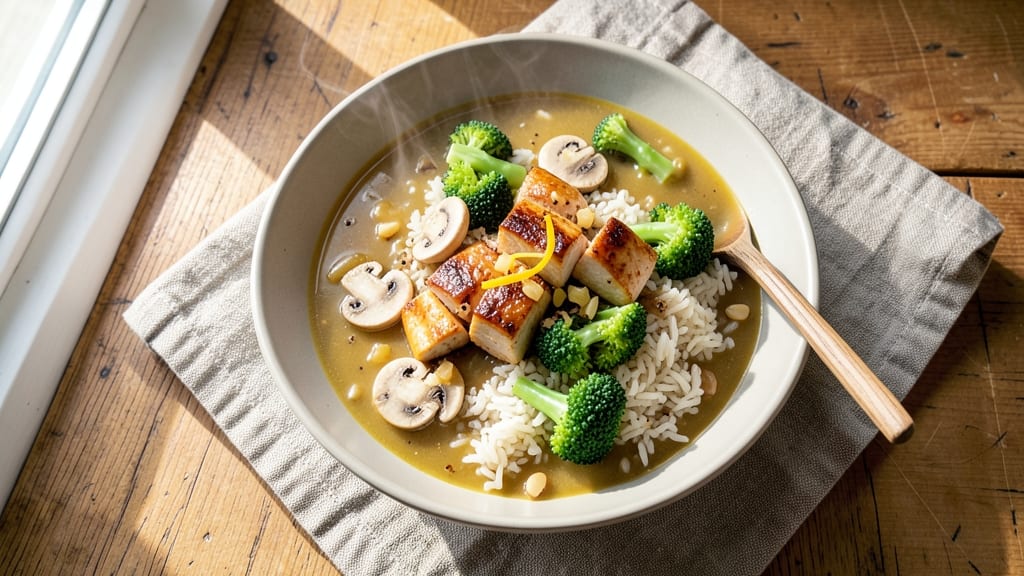 Chicken Mushroom Soup with Rice and Broccoli Recipe: One-Pot Meal That Feeds a Family