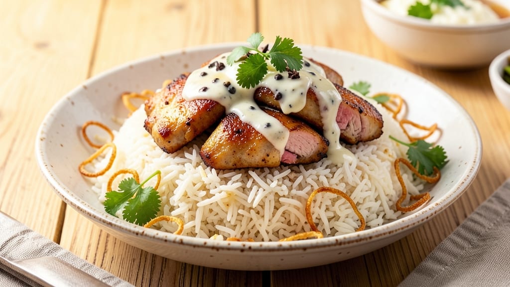 Chinese Rice Recipe Pakistani: Fragrant Five-Spice Basmati With Spiced Yogurt Chicken