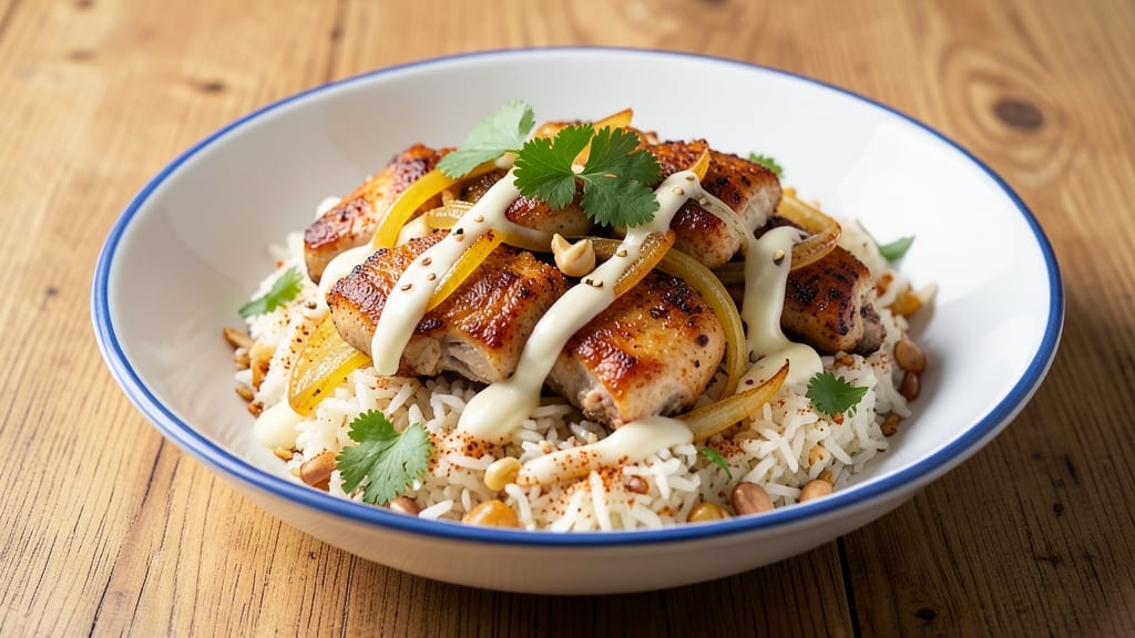 Chicken Fried Rice Recipe South Africa: Spiced Yogurt Gravy Over Golden Jasmine