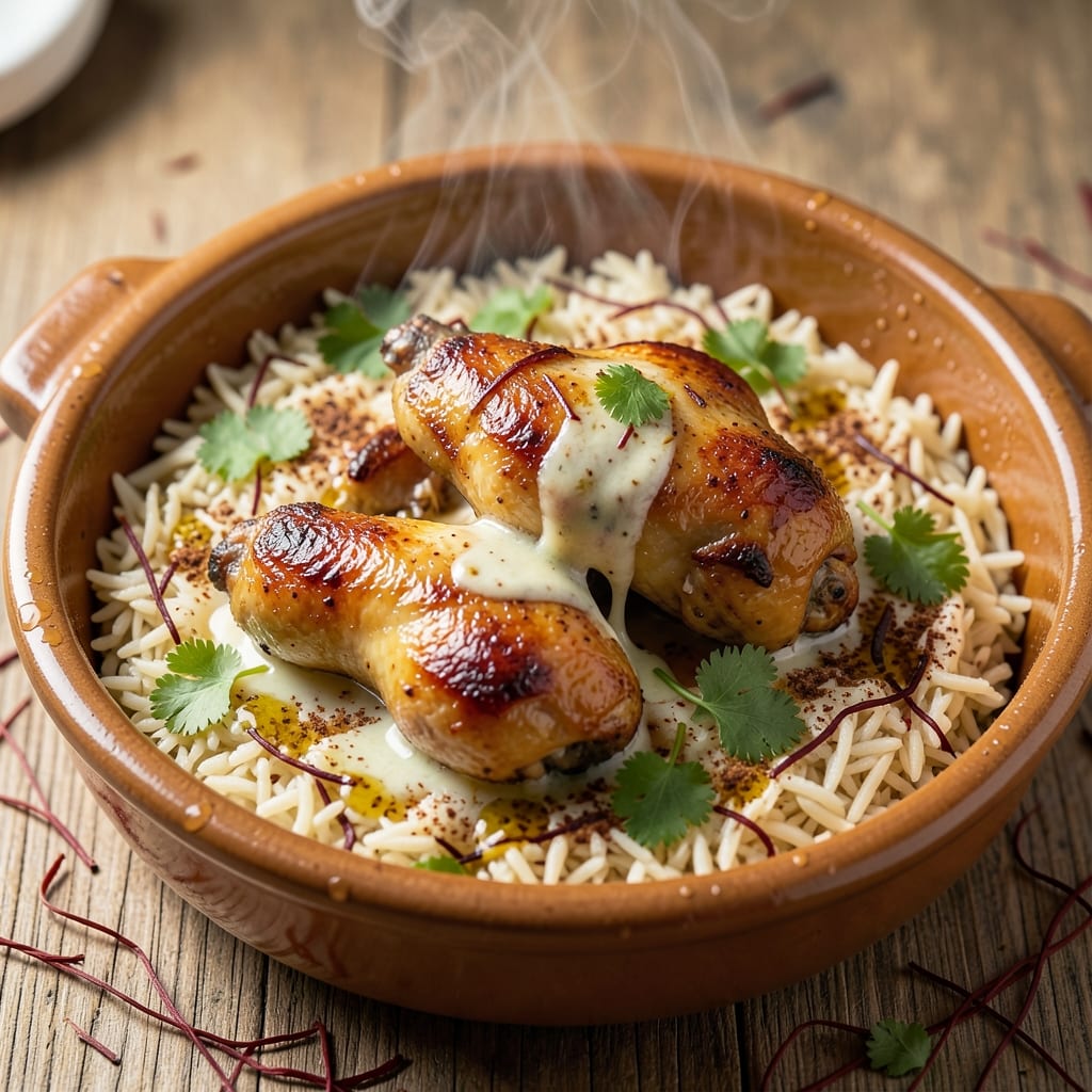 Afghani Chicken and Rice Recipe: Cardamom-Spiced One-Pot Fragrance