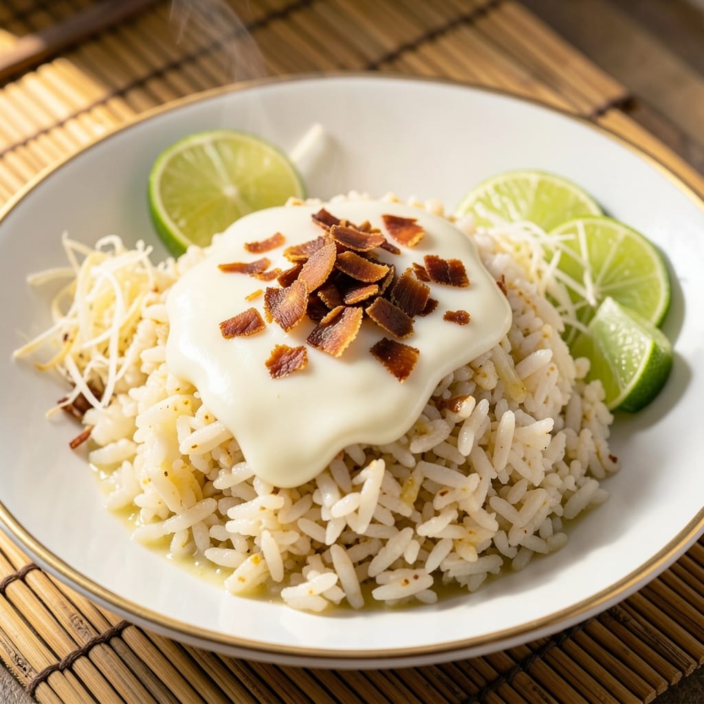 Asian Coconut Rice Recipe: Silky Creamy Texture With Toasted Coconut Base