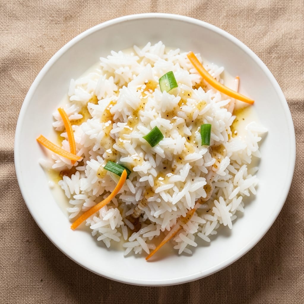 Asian Style White Rice Recipe: Steamed to Fluffy Perfection With Fragrant Coconut Milk