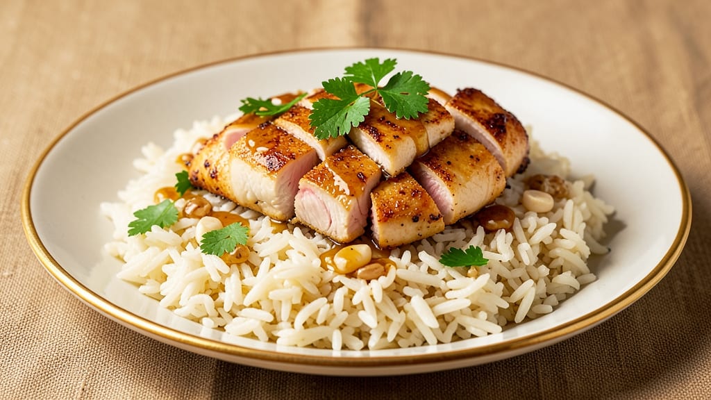 Chicken and Rice Recipe With Cooked Chicken: Leftover Reinvention With Fragrant Garlic Basmati