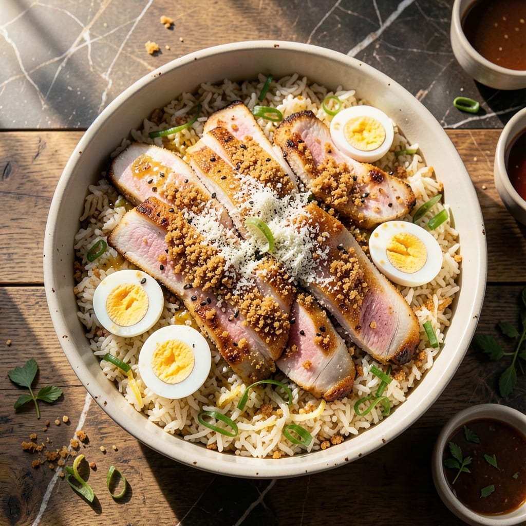 Asian Rice Casserole Recipe: Crispy-Topped Comfort with Wok-Tossed Protein