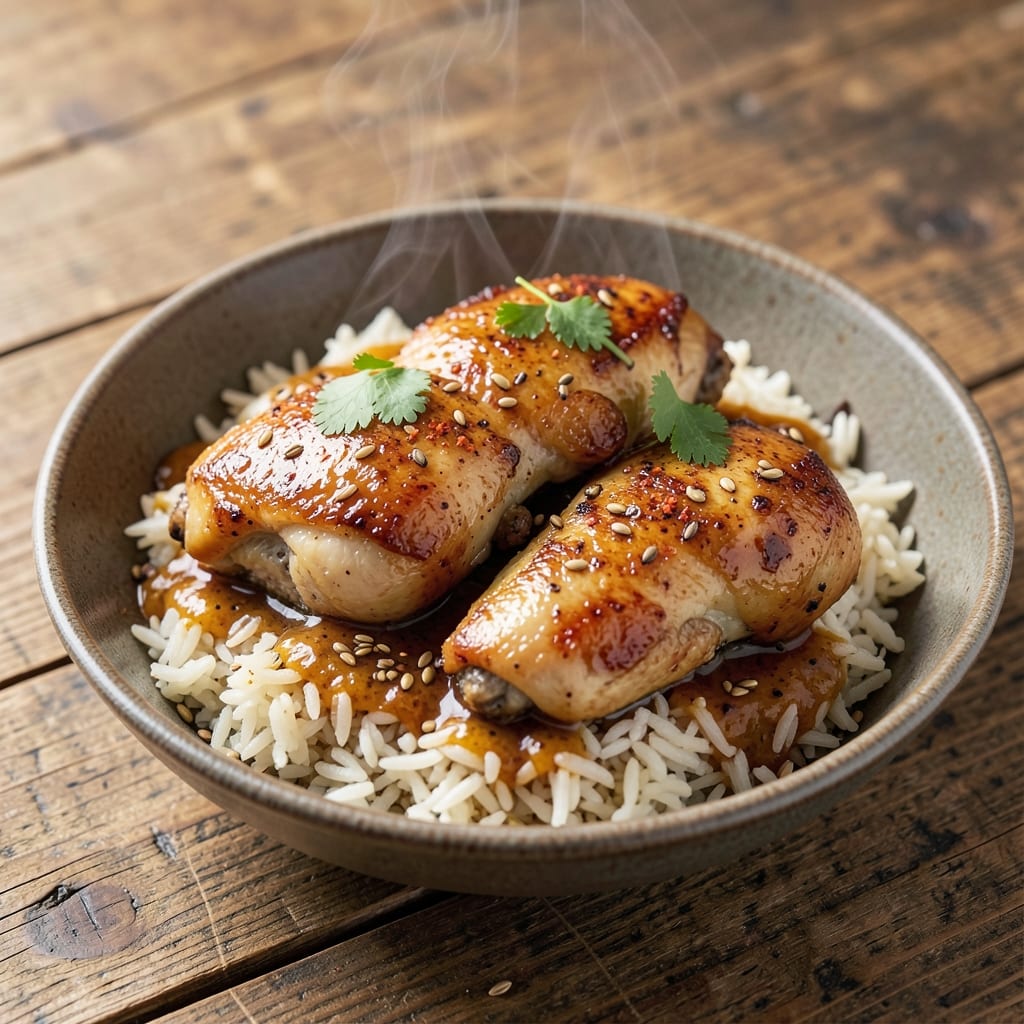 Adels Chicken Over Rice Recipe: Slow-Cooked Spice Harmony with Golden Crisp