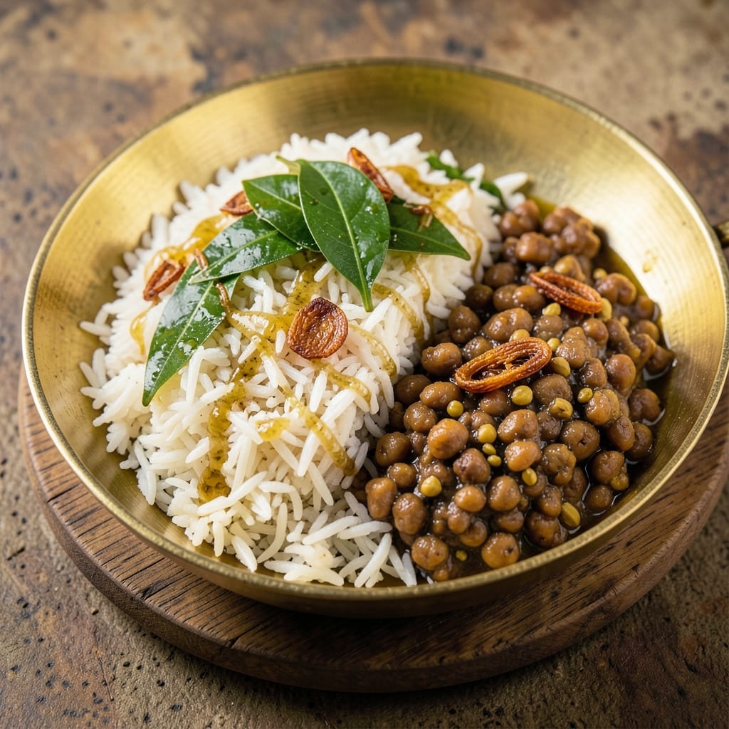 Andhra Bagara Rice Recipe: Spiced Rice and Lentil Stew with Tangy Tamarind Twist
