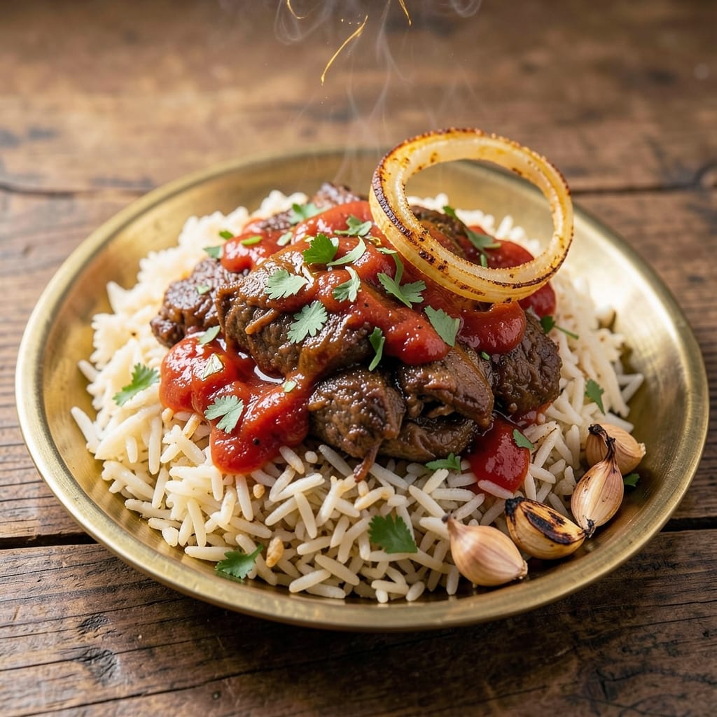 Arabian Kabsa Rice Recipe: Saffron-Infused Spice and Lamb Harmony