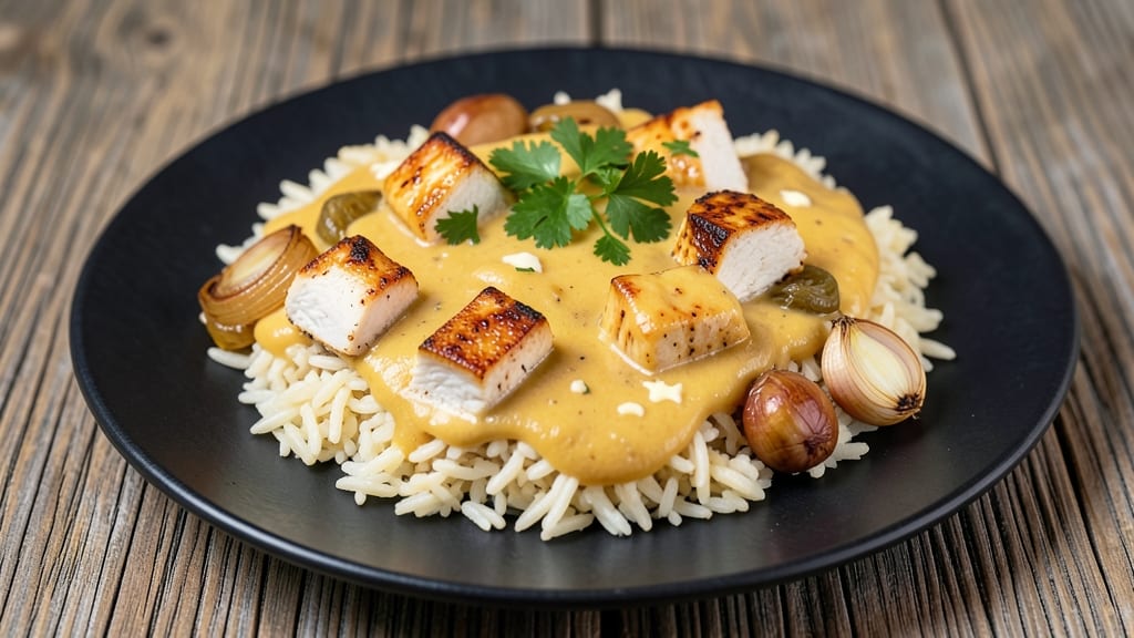 Chicken Alfredo Rice Recipe: Creamy Pasta and Chicken Fusion in One Pan