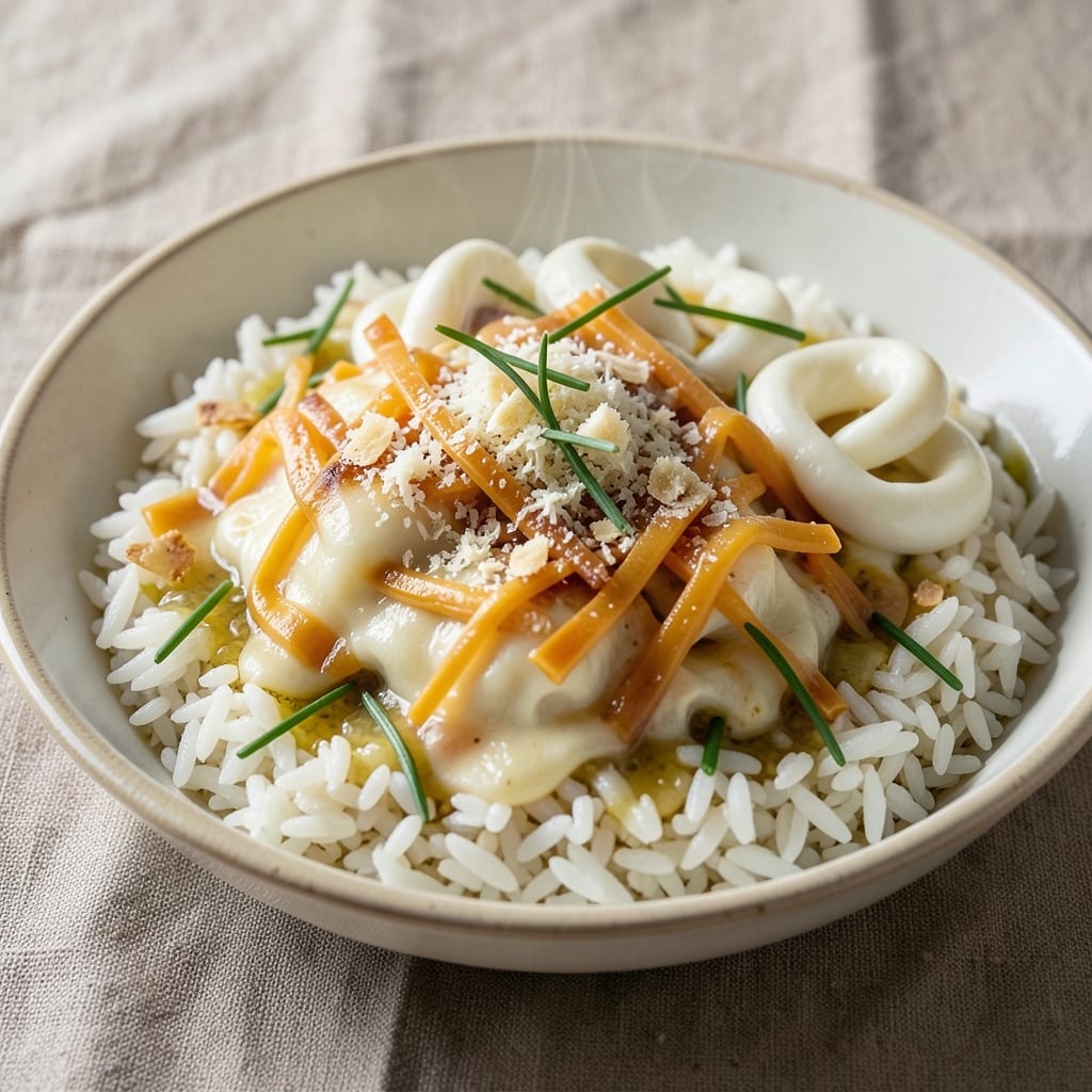 4 Cheese Rice Recipe: Golden Crust and Melty Strands Every Bite