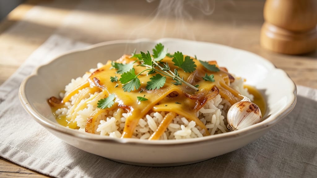 Cheddars Rice Pilaf Recipe: Sharp Cheese and Herbed Crunch in One Pan