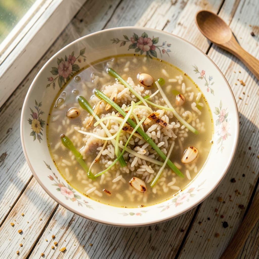 Asian Rice Soup Recipe: Fragrant Ginger-Lime Infusion in One Pot