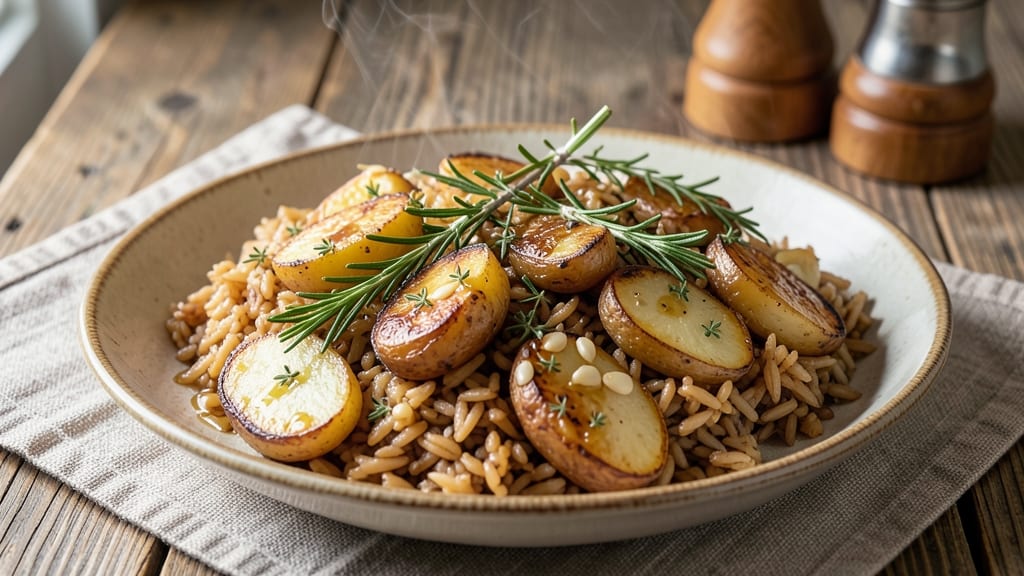 Brown Rice And Potatoes Recipe: One-Pot Nutty-Savory Harmony