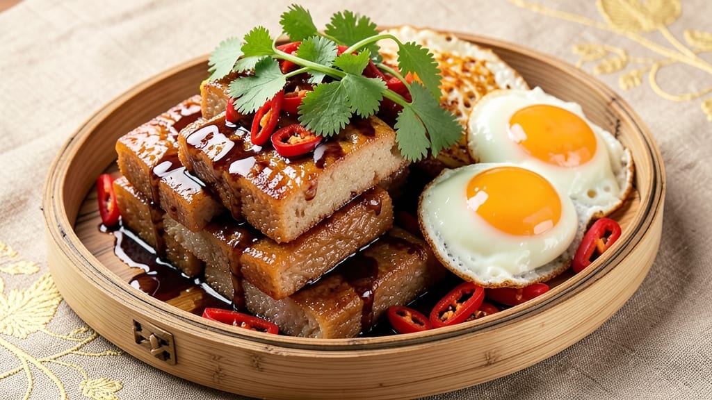 Chinese Rice Cake Stir Fry Recipe: Wok-Seared Crunch with Silky Egg Ribbons