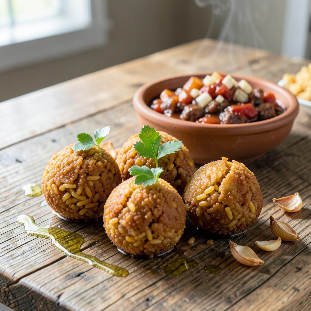 Arancini Rice Recipe: Crispy Golden Balls With Melty Mozzarella Hearts