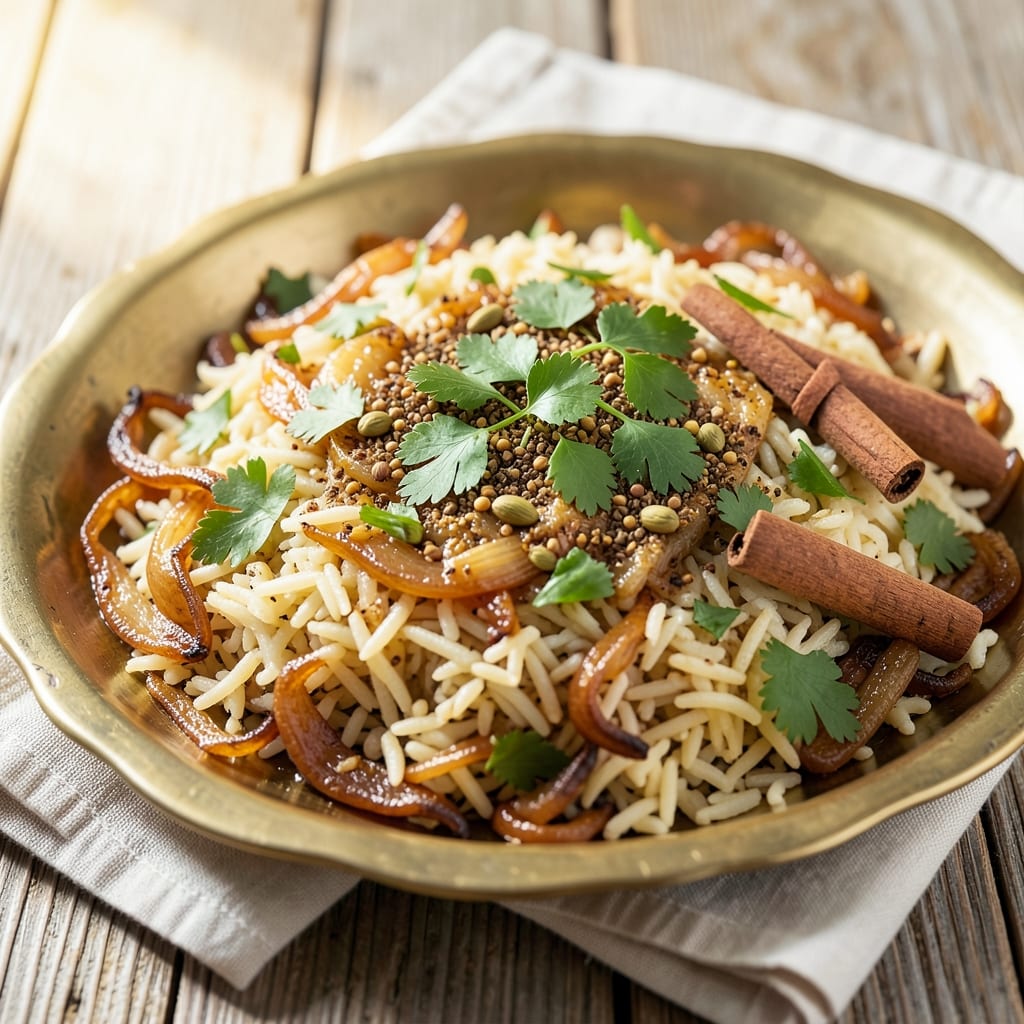 Arabic Rice Pilaf Recipe: Toasted Spice and Saffron Harmony