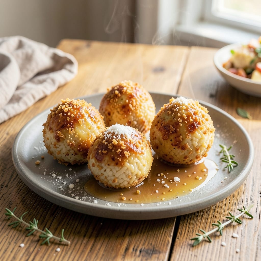 Arborio Rice Balls Recipe: Golden Crispy Bites With Buttery Centers