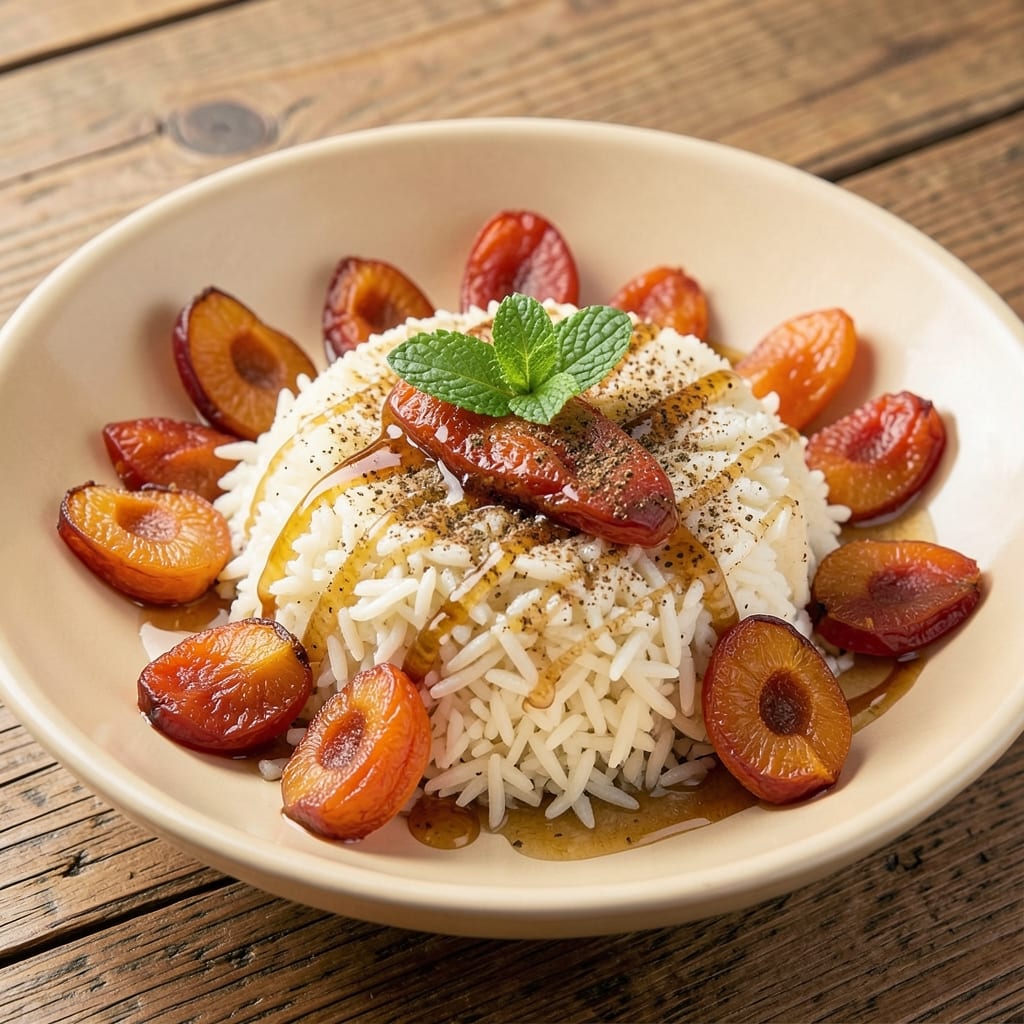 Apricot Rice Recipe: Sweet-Tart Rice With Caramelized Fruit Bites