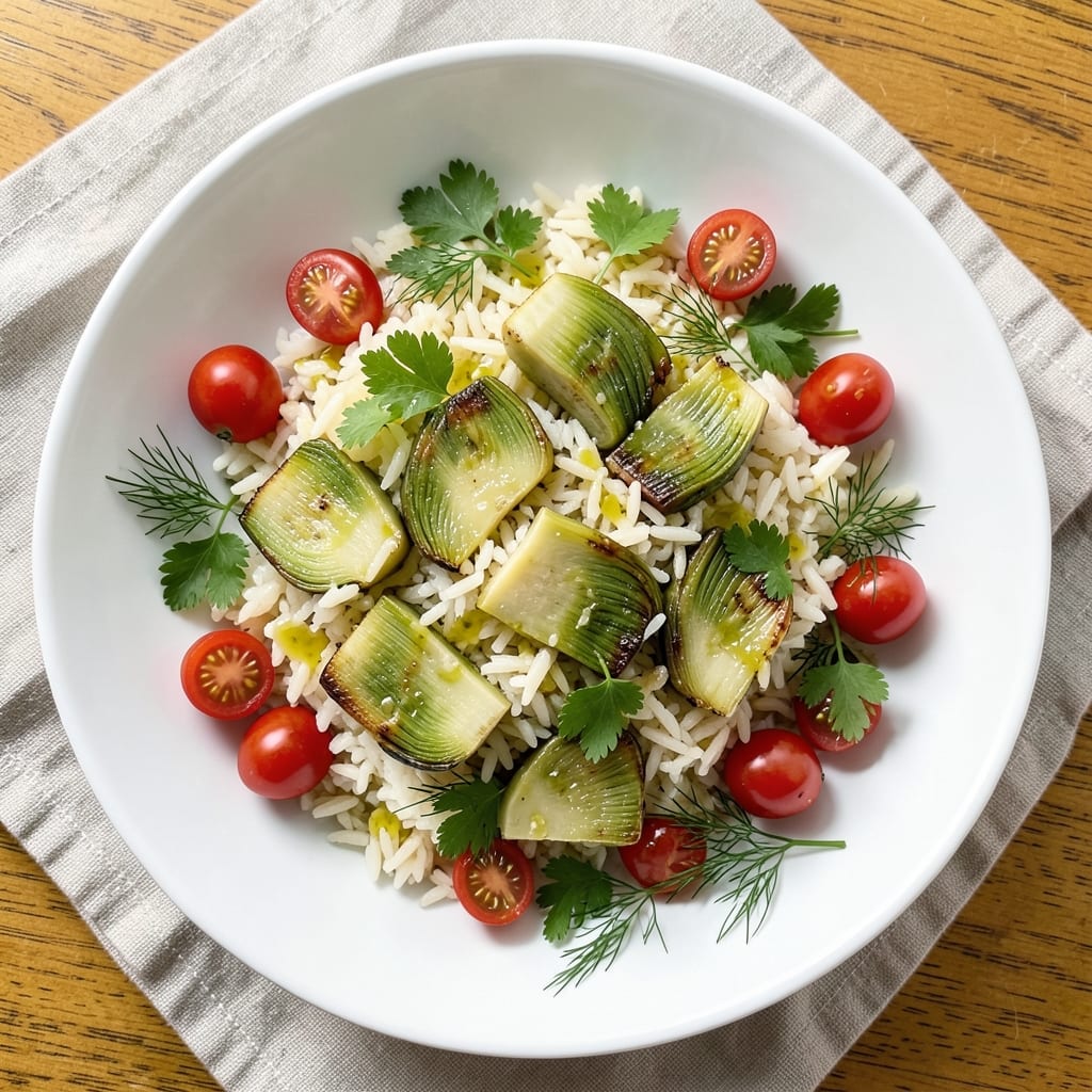 Artichoke and Rice Salad Recipe: Bright Herb-Packed Bite in 15 Minutes