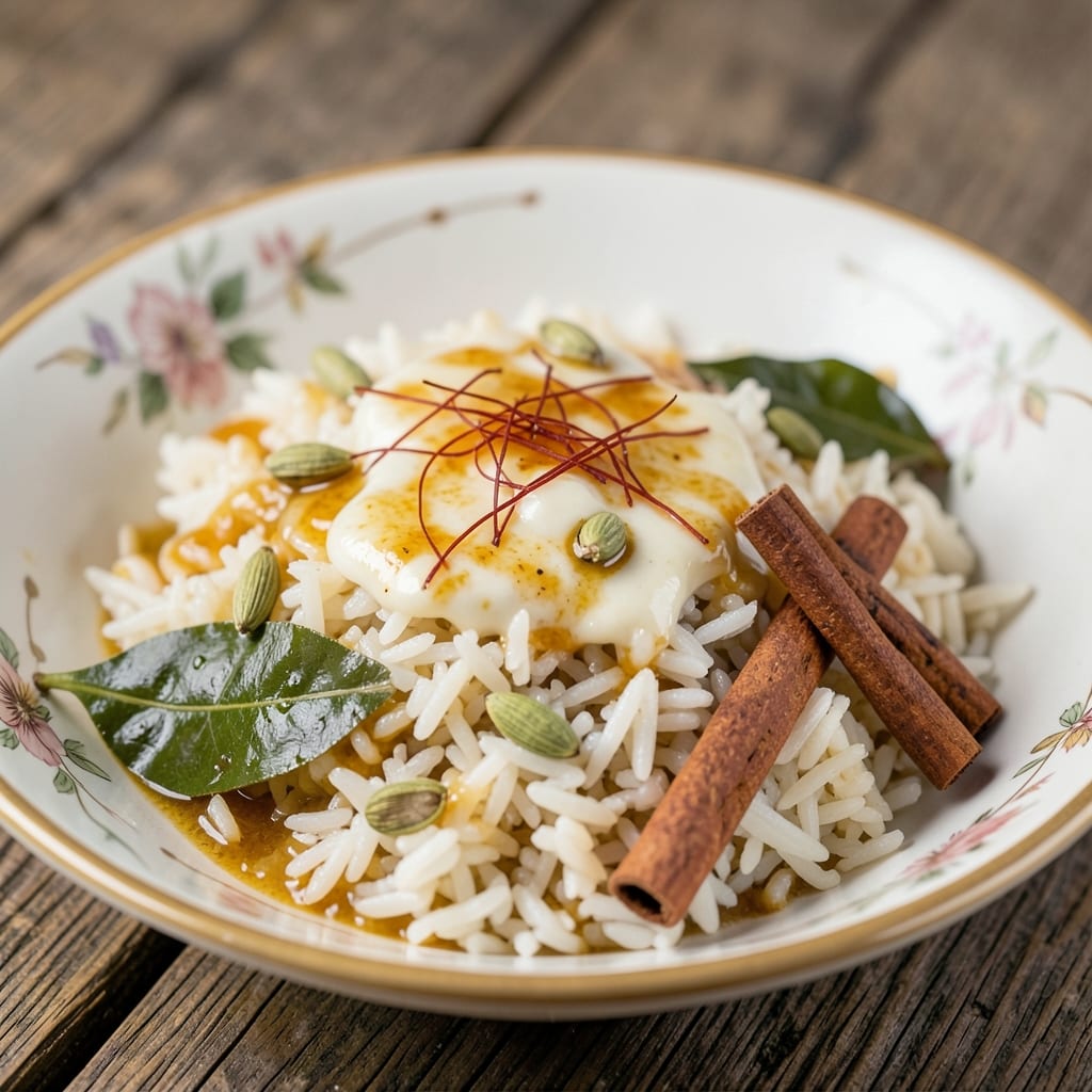 Anglo-Indian Coconut Rice Recipe: Fragrant Saffron and Toasted Spice Crunch