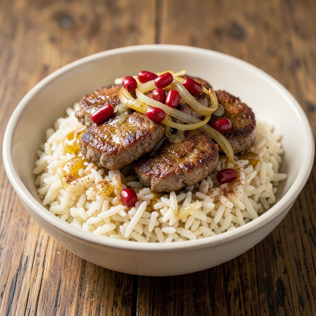 Arabic Fried Rice Recipe: Spiced Lamb and Barberry Crunch Fusion