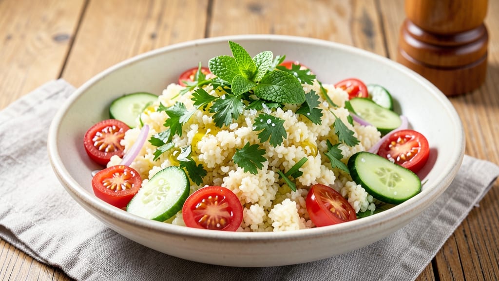 Cauliflower Rice Tabbouleh Recipe: Bright Herb-Packed Freshness in 15 Minutes