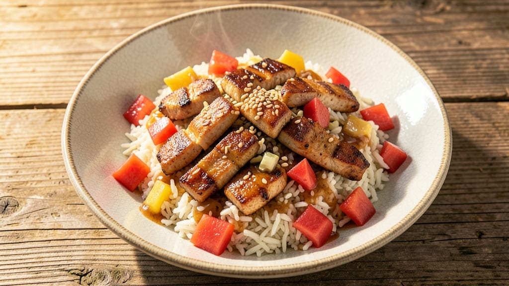 Chicken Pineapple Stir Fry With Rice Recipe: Tropical Sweetness and Savory Wok Crunch