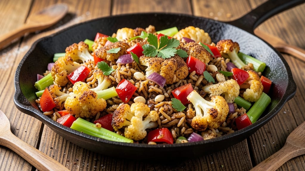 Cauliflower Dirty Rice Recipe: Smoky Cajun Crunch With Cauliflower Rice Magic