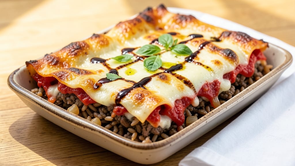 Brown Rice Lasagna Recipe: Hearty Layers With Nutty Depth and Cheese Crisp