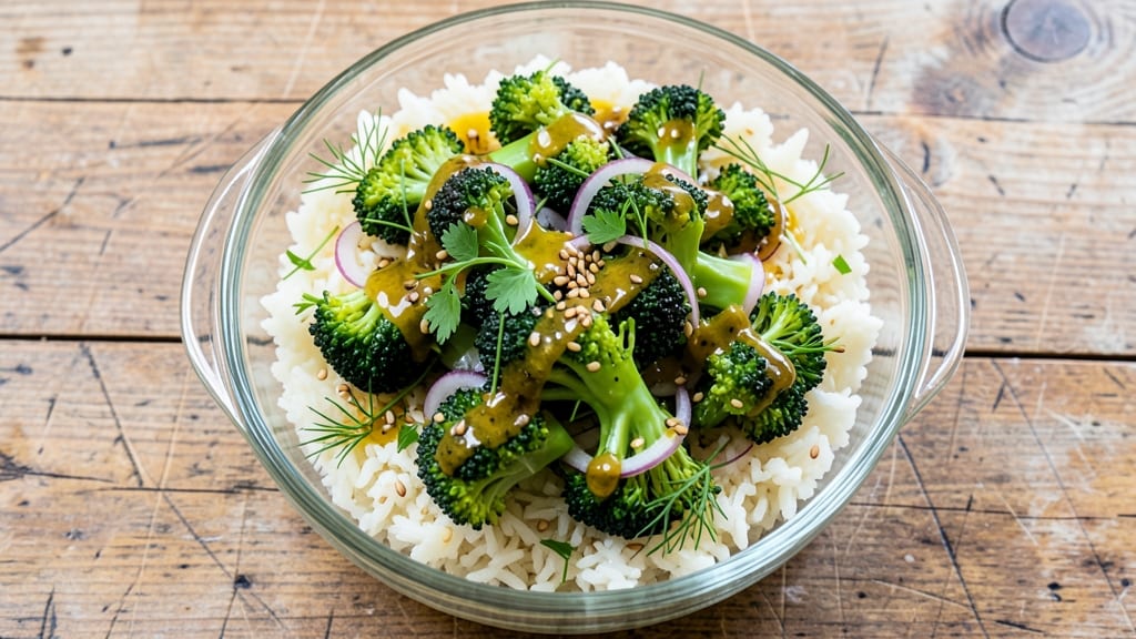 Broccoli Rice Salad Recipe: Crunchy Florets and Zesty Citrus Dressing