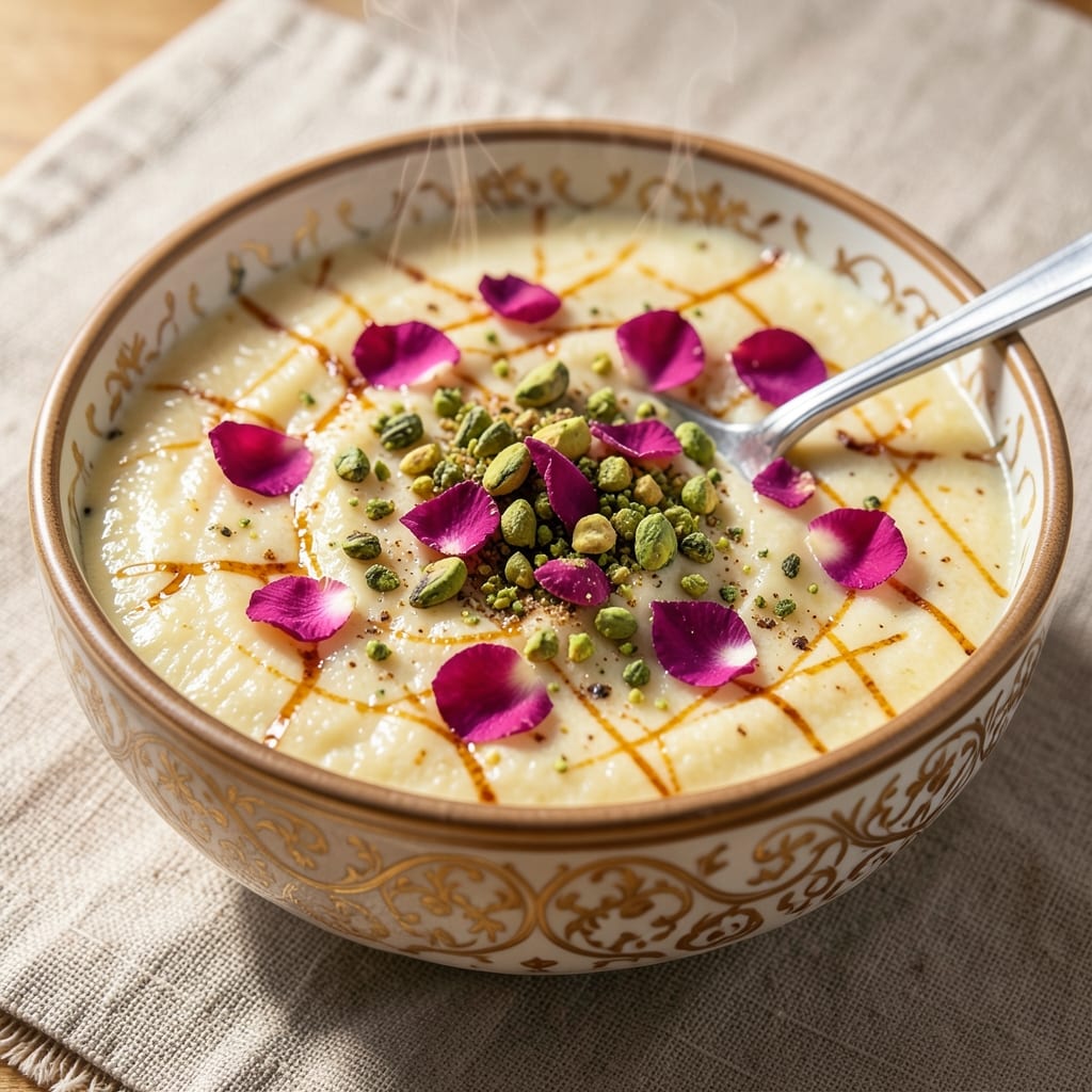Arab Rice Pudding Recipe: Fragrant Saffron and Cardamom Dream